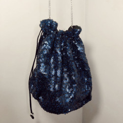 Bolso Glitter Azul