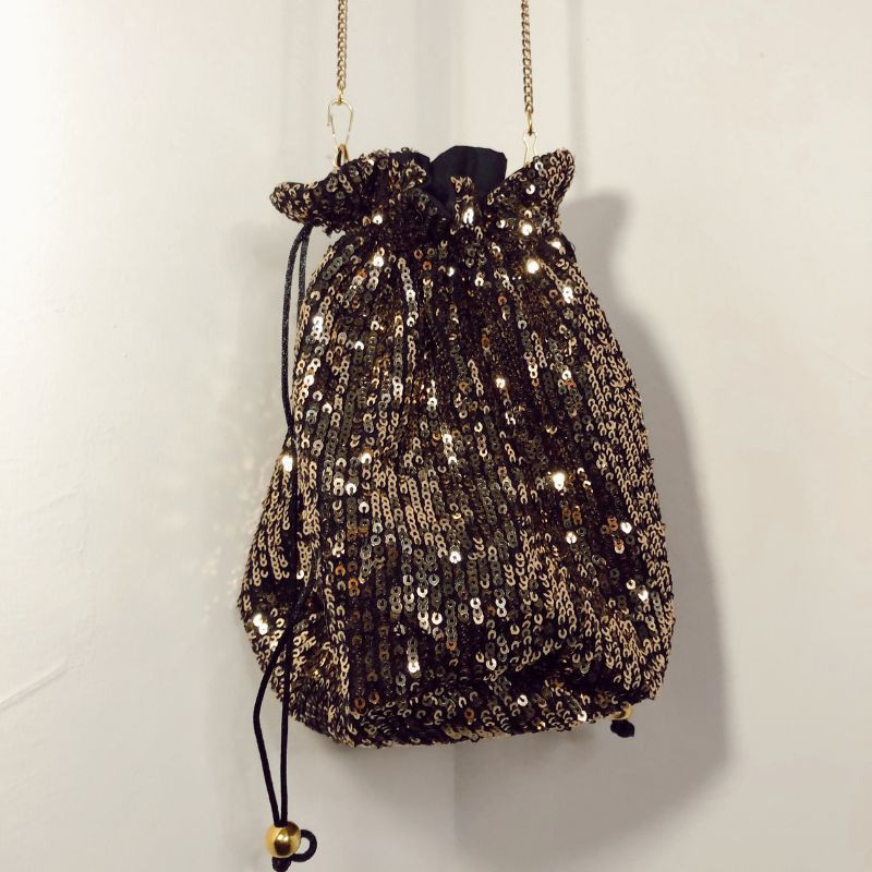 Bolso Glitter Dorado