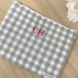 Funda vichy gris