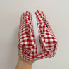 Estuche vichy rojo