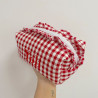 Estuche vichy rojo
