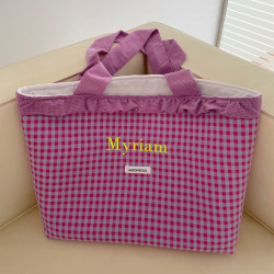 Bolso shopper Emi con volantes