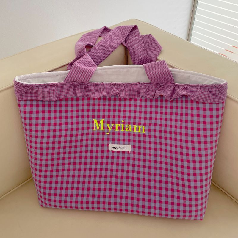 Bolso shopper Emi con volantes