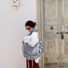 Bolso Sevilla vichy pequeño negro