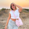 Bolso Sevilla vichy rosa