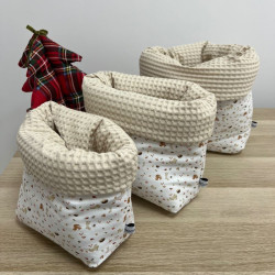 Cesta Baby beige