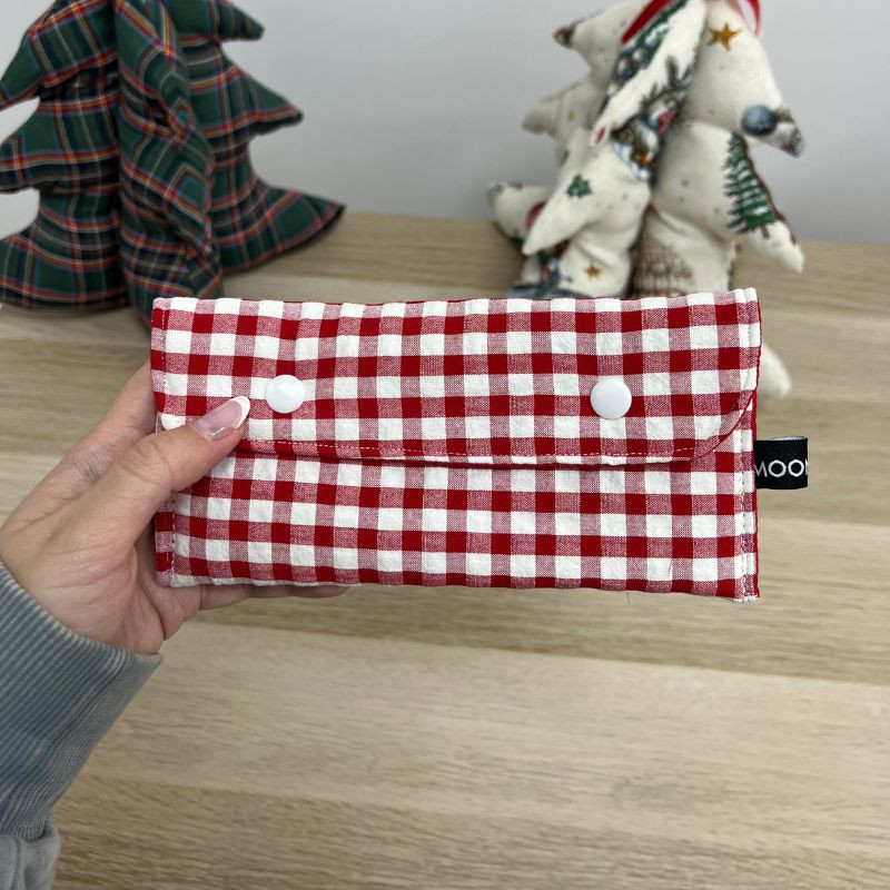 Funda de gafas vichy rojo