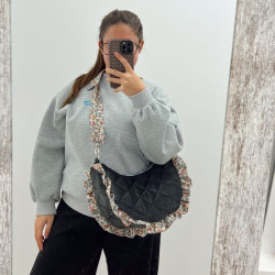 Bolso Sevilla pana gris +...