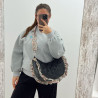 Bolso Sevilla pana gris + blair