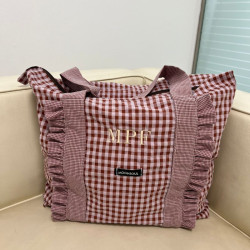 Bolso de playa lola marrón...