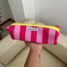 Estuche Rayas Fucsia y Rosa