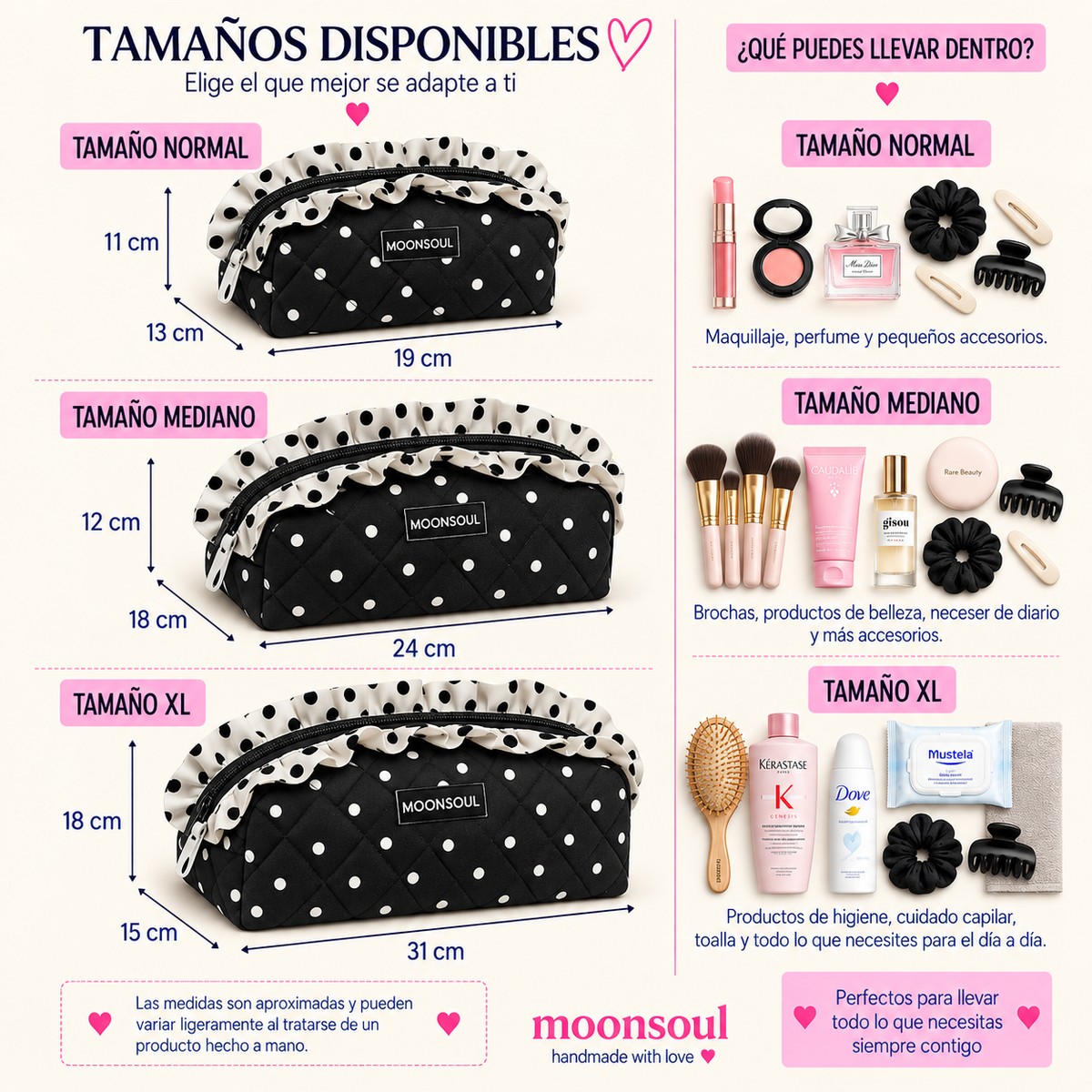 Neceser Lunares combinado