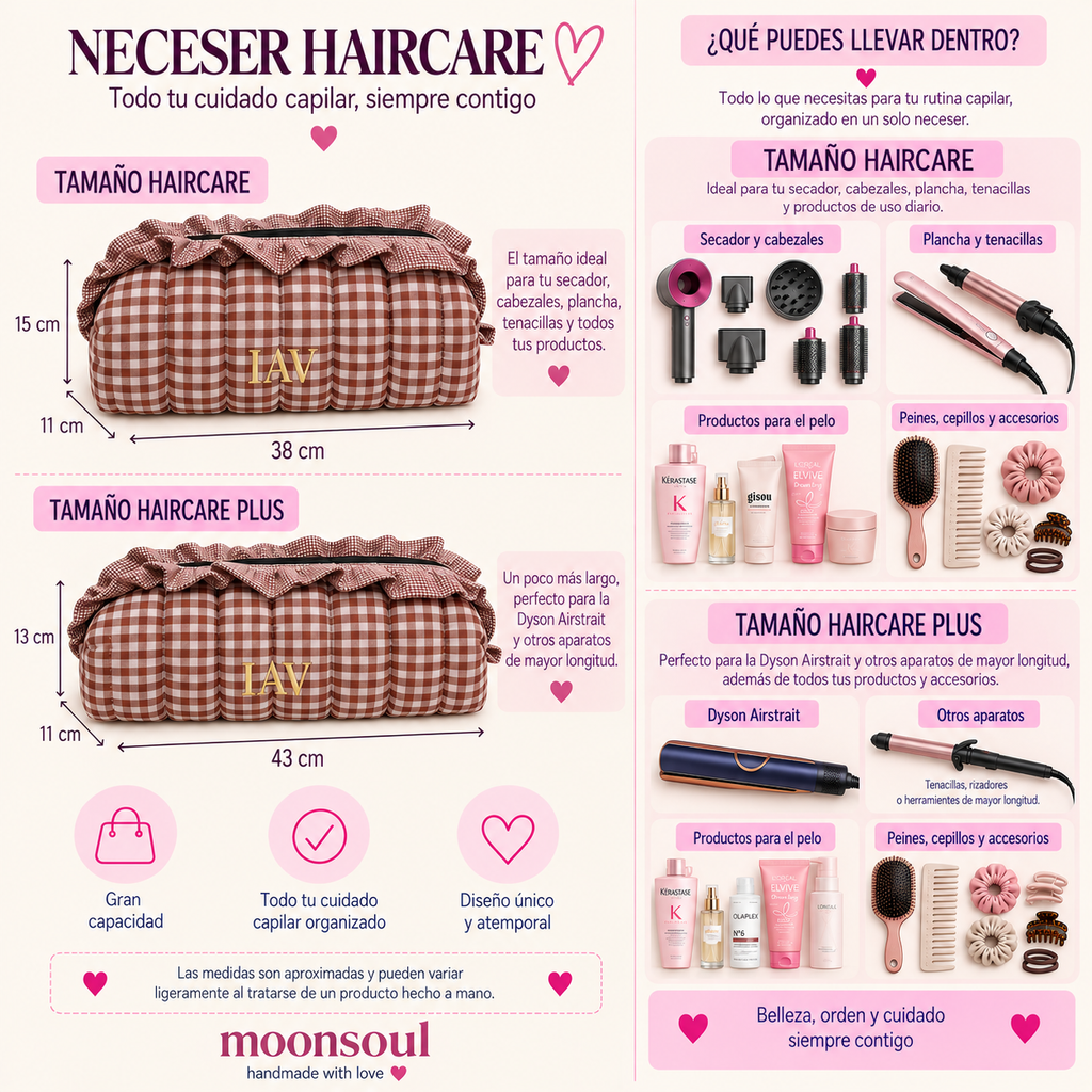 Neceser haircare lola marrón