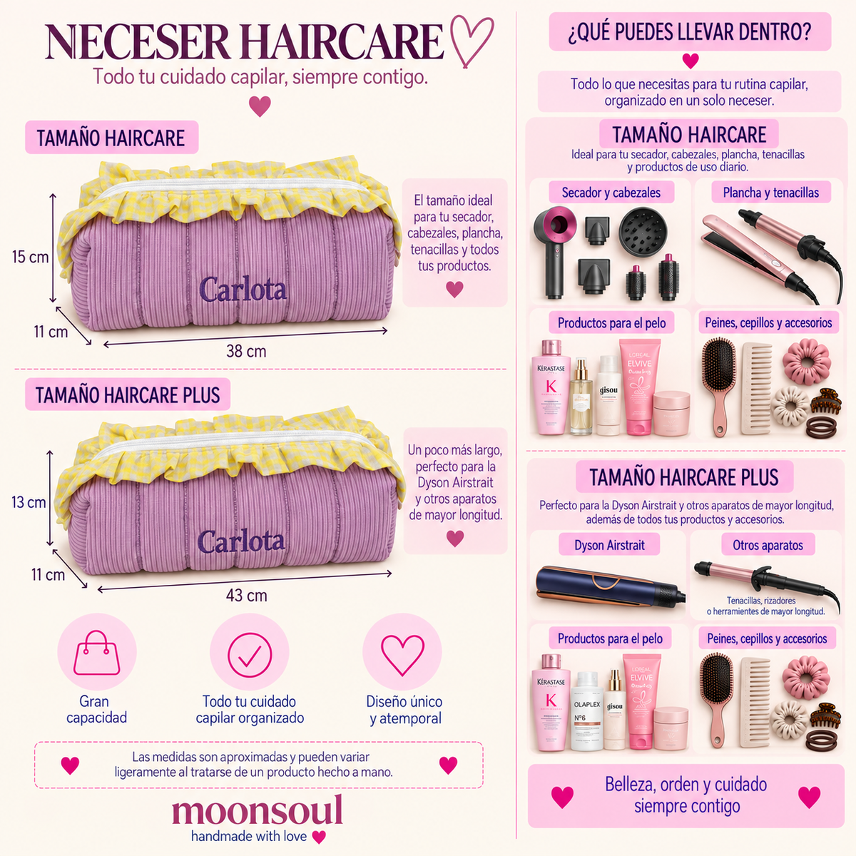 Neceser Haircare Espe con volantes