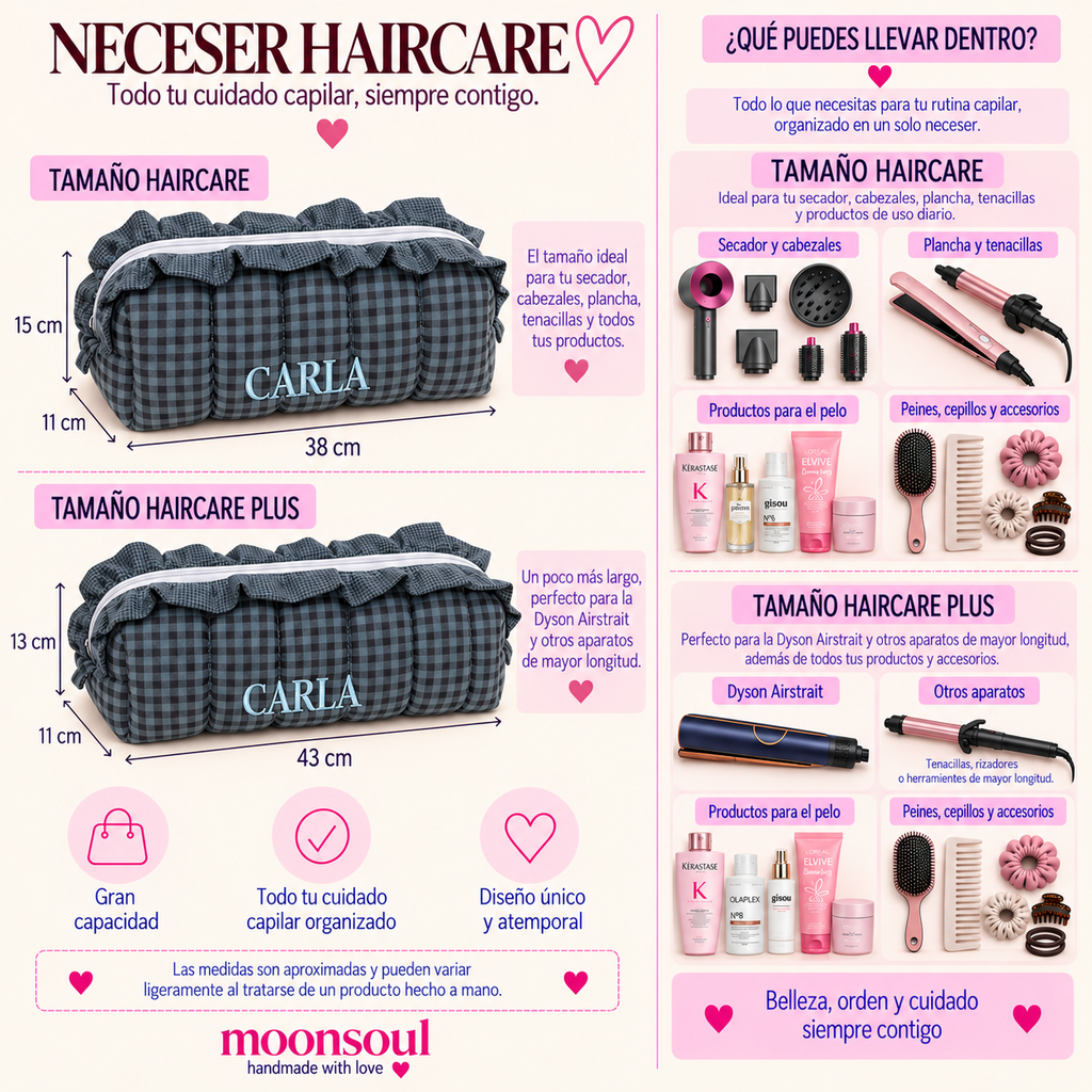 Neceser Haircare Lola azul