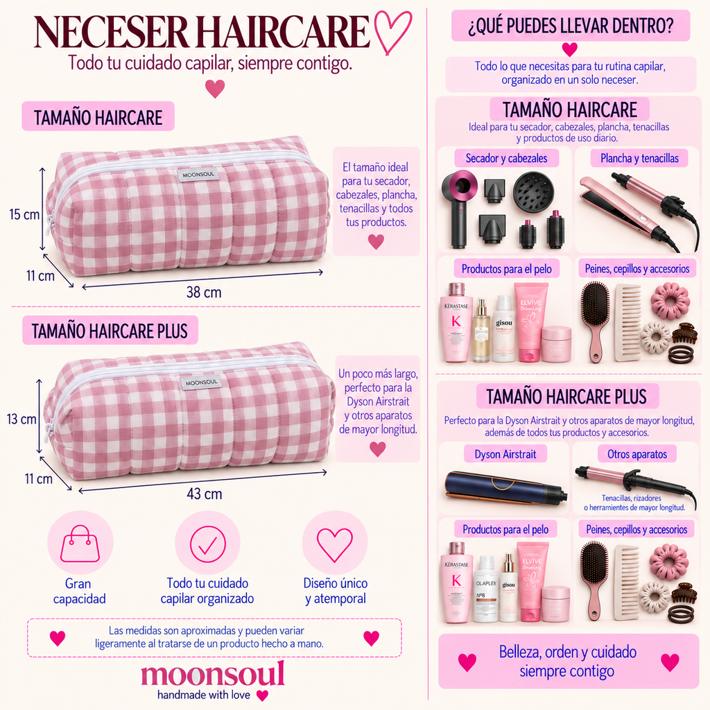 Neceser Haircare vichy grande rosa
