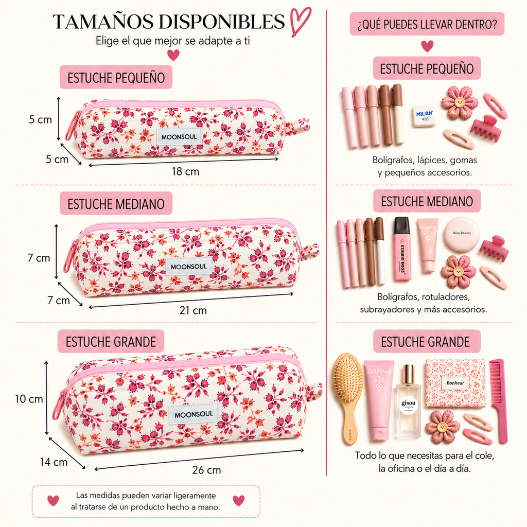 Estuche Carlota sin volantes
