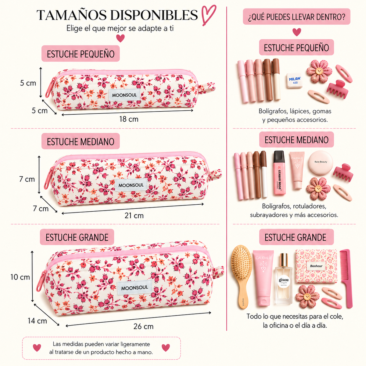 Estuche Carlota sin volantes