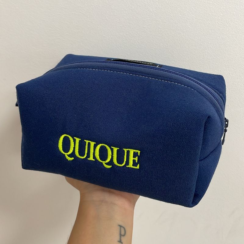 Neceser liso azul marino
