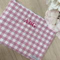 Funda ordenador / tablet vichy grande rosa